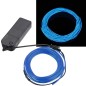 Kit fir luminos El Wire 3.2 mm, lungime 5 m, invertor portabil cu baterii Kit fir luminos El Wire 3.2 mm, lungime 5 m, invertor portabil cu baterii