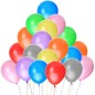 Set 50 baloane multicolor, diametru 30 cm, forma ovala