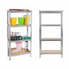 Raft metalic pentru depozitare, structura 4 nivele, sarcina per raft 175 kg, 150x75x30 cm