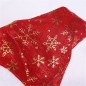 Caciula Mos Craciun, imprimeu fulgi de nea, material textil, 32 x 27 cm Caciula Mos Craciun, imprimeu fulgi de nea, material textil, 32 x 27 cm