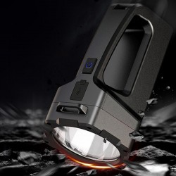 Lanterna Superfire reincarcabila, 5W, 230 lm, factor IP43, 3 moduri iluminare, forma ergonomica, maner prindere, USB-C