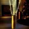 Crengute luminoase, tematica Craciun, 40 buc LED-uri albe, temporizator, alimentare baterii