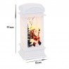 Felinar LED decorativ, tematica Craciun, efect flacara, 11 x 5 cm, diverse modele