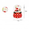 Glob muzical cu Mos Craciun, decoratiune Craciun, 15 x 11 cm, plastic si sticla