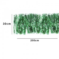 Ghirlanda brad artificial, decor Craciun, lungime 200 cm, verde
