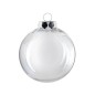 Globuri personalizabile transparente, acril incasabil si dopuri metalice, 8 cm, set 5 bucati Globuri personalizabile transparente, acril incasabil si dopuri metalice, 8 cm, set 5 bucati