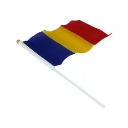 Steag Romania, tricolor 60x90 cm, prevazut cu suport