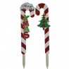 Decoratiune topper Craciun, Acadea Merry Christmas, 69 cm, suport lemn
