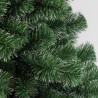 Brad artificial de Craciun, Pin Cashmere 180 cm, verde natural cu varfuri albe, aspect nins, suport inclus