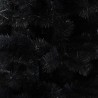 Brad artificial de Craciun, Royal Black, inaltime 220 cm, negru, cu suport inclus