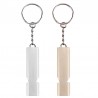Fluier semnalizator, tip breloc, 120 decibeli, aliaj de aluminiu