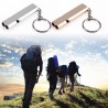 Fluier semnalizator, tip breloc, 120 decibeli, aliaj de aluminiu