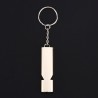 Fluier semnalizator, tip breloc, 120 decibeli, aliaj de aluminiu