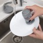 Perie de vase cu dozator detergent, suport depozitare, utilizare universala, forma ergonomica Perie de vase cu dozator detergent, suport depozitare, utilizare universala, forma ergonomica
