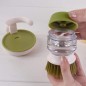 Perie de vase cu dozator detergent, suport depozitare, utilizare universala, forma ergonomica