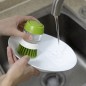 Perie de vase cu dozator detergent, suport depozitare, utilizare universala, forma ergonomica