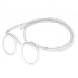 Ochelari din paie flexibile, pentru bauturi racoritoare, accesoriu reutilizabil