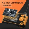 Camera endoscop foto/video 1080P, LCD color QVGA 4.3 inch, USB, 90 cm, IP67