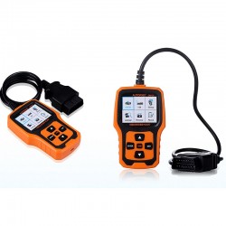 Tester auto, scanner diagnoza OBD2, testare senzor O2, ecran TFT 2.4 inch