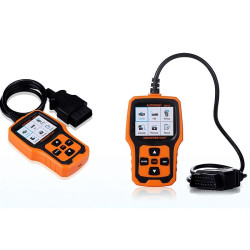 Tester auto, scanner diagnoza OBD2, testare senzor O2, ecran TFT 2.4 inch