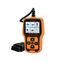 Tester auto, scanner diagnoza OBD2, testare senzor O2, ecran TFT 2.4 inch