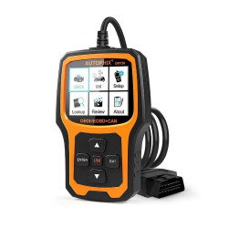 Tester auto, scanner diagnoza OBD2, testare senzor O2, ecran TFT 2.4 inch