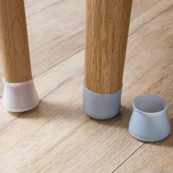 Protectie din silicon pentru picioare de mobilier, diametru 35 mm, gri