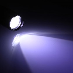 Lanterna LED SMD si COB, 400 mAh, reincarcabile, zoom, 3 moduri iluminare