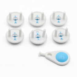 Protectie priza copii, set 7 bucati, material plastic