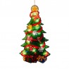 Figurina Brad Craciun, LED-uri alb cald, decor fereastra/vitrina, baterii, IP20
