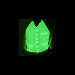 Material textil verde glow luminescent, 1.45 mp, lavabil, 190g/mp