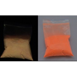 Pigment fosforescent orange care lumineaza orange