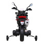 Motocicleta electrica de politie, BMW F850 GS, 2x35W, 2 viteze, roti spuma EVA, lumini LED, USB, AUX, sunete, maxim 30 kg, alb