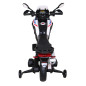 Motocicleta electrica de politie, BMW F850 GS, 2x35W, 2 viteze, roti spuma EVA, lumini LED, USB, AUX, sunete, maxim 30 kg, alb