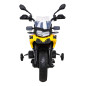 Motocicleta electrica, BMW F850 GS, 2 viteze, sunete, lumini, MP3, AUX, USB, roti EVA, pornire lenta, 2 x 35W, negru/galben Motocicleta electrica, BMW F850 GS, 2 viteze, sunete, lumini, MP3, AUX, USB, roti EVA, pornire lenta, 2 x 35W, negru/galben