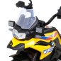 Motocicleta electrica, BMW F850 GS, 2 viteze, sunete, lumini, MP3, AUX, USB, roti EVA, pornire lenta, 2 x 35W, negru/galben Motocicleta electrica, BMW F850 GS, 2 viteze, sunete, lumini, MP3, AUX, USB, roti EVA, pornire lenta, 2 x 35W, negru/galben
