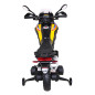 Motocicleta electrica, BMW F850 GS, 2 viteze, sunete, lumini, MP3, AUX, USB, roti EVA, pornire lenta, 2 x 35W, negru/galben Motocicleta electrica, BMW F850 GS, 2 viteze, sunete, lumini, MP3, AUX, USB, roti EVA, pornire lenta, 2 x 35W, negru/galben