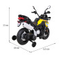 Motocicleta electrica, BMW F850 GS, 2 viteze, sunete, lumini, MP3, AUX, USB, roti EVA, pornire lenta, 2 x 35W, negru/galben Motocicleta electrica, BMW F850 GS, 2 viteze, sunete, lumini, MP3, AUX, USB, roti EVA, pornire lenta, 2 x 35W, negru/galben