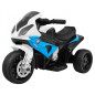 Motocicleta electrica BMW S1000 RR, 3 roti, motor 1 x 6V/18000RPM, baterie 6V/4Ah/20h, albastru