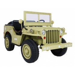 Retro Military Vehicle 4x4 Sand