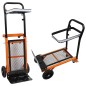 Carucior liza portabil cu 4 roti, suport sac de gunoi, pliabil, transport marfa maxim 80 kg, RESIGILAT Carucior liza portabil cu 4 roti, suport sac de gunoi, pliabil, transport marfa maxim 80 kg, RESIGILAT