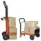 Carucior liza portabil cu 4 roti, suport sac de gunoi, pliabil, transport marfa maxim 80 kg, RESIGILAT Carucior liza portabil cu 4 roti, suport sac de gunoi, pliabil, transport marfa maxim 80 kg, RESIGILAT
