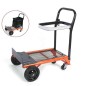 Carucior liza portabil cu 4 roti, suport sac de gunoi, pliabil, transport marfa maxim 80 kg, RESIGILAT Carucior liza portabil cu 4 roti, suport sac de gunoi, pliabil, transport marfa maxim 80 kg, RESIGILAT