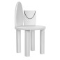 Set masa de toaleta pentru fetite 81x32x46 cm, scaun, 3 oglinzi, sertar, design elegant, alb, RESIGILAT