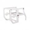 Scaun pliabil pentru copii, inaltator din lemn, 2 in 1 scaun si masa, learning tower