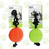 Minge cu snur pentru catei, 9 cm, cauciuc, diverse culori