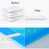 Sac pentru vidat reutilizabil, transparent, supapa evacuare aer, dimensiune 70 x 100 cm