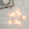 Stea LED pentru fereastra, decor Craciun, alimentare baterii, 19 cm