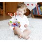 Iepuras de plus interactiv, efecte lumini si sunet, canta, vorbeste, portocaliu, 20 cm Iepuras de plus interactiv, efecte lumini si sunet, canta, vorbeste, portocaliu, 20 cm