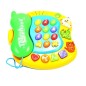Telefon interactiv pentru copii, sunete si lumini, plastic, multicolor